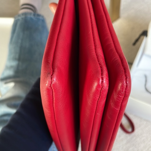 Celine Trio in Beautiful Red Leather - Picture 10 of 12